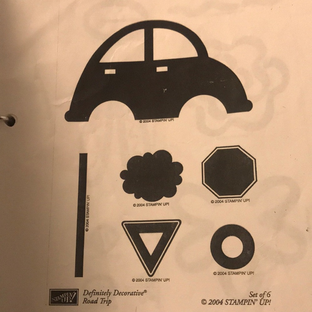 Stampin Up  Road trip. 2004